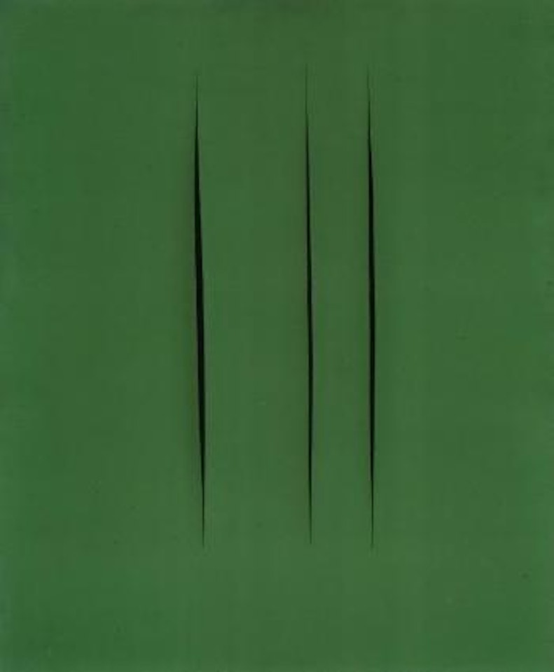 Concetto spaziale, Attese by Lucio Fontana