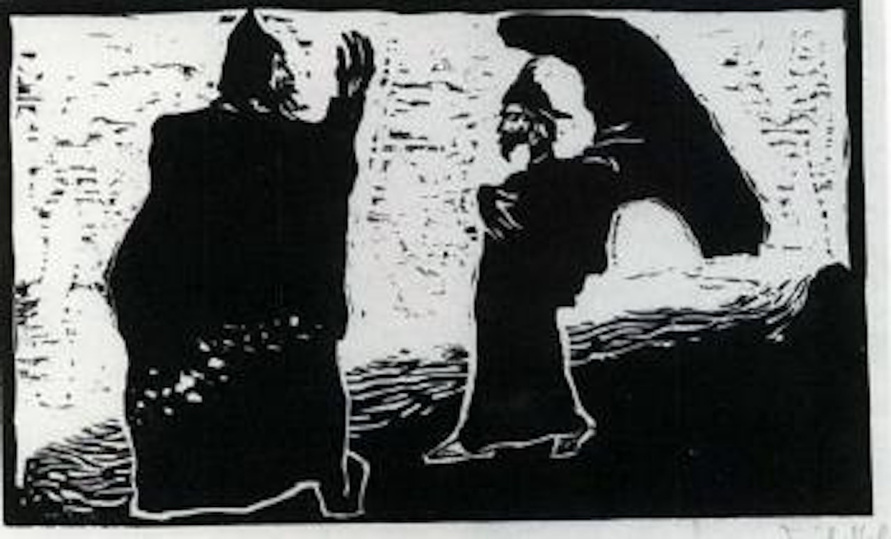 General and servant by Emil Nolde