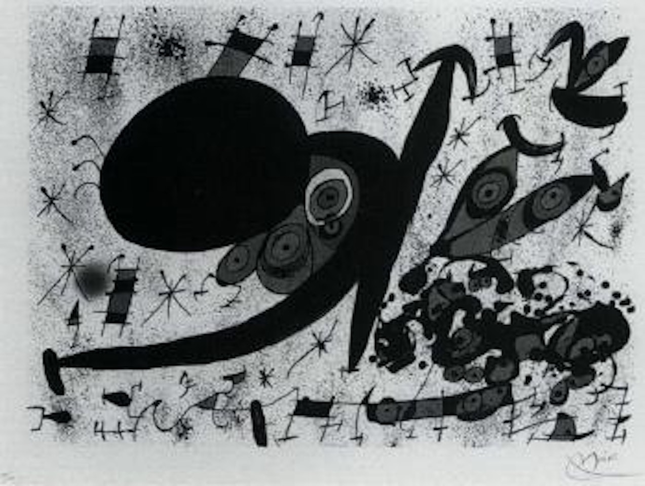 From - Homenatge a Joan Prats by Joan Miró