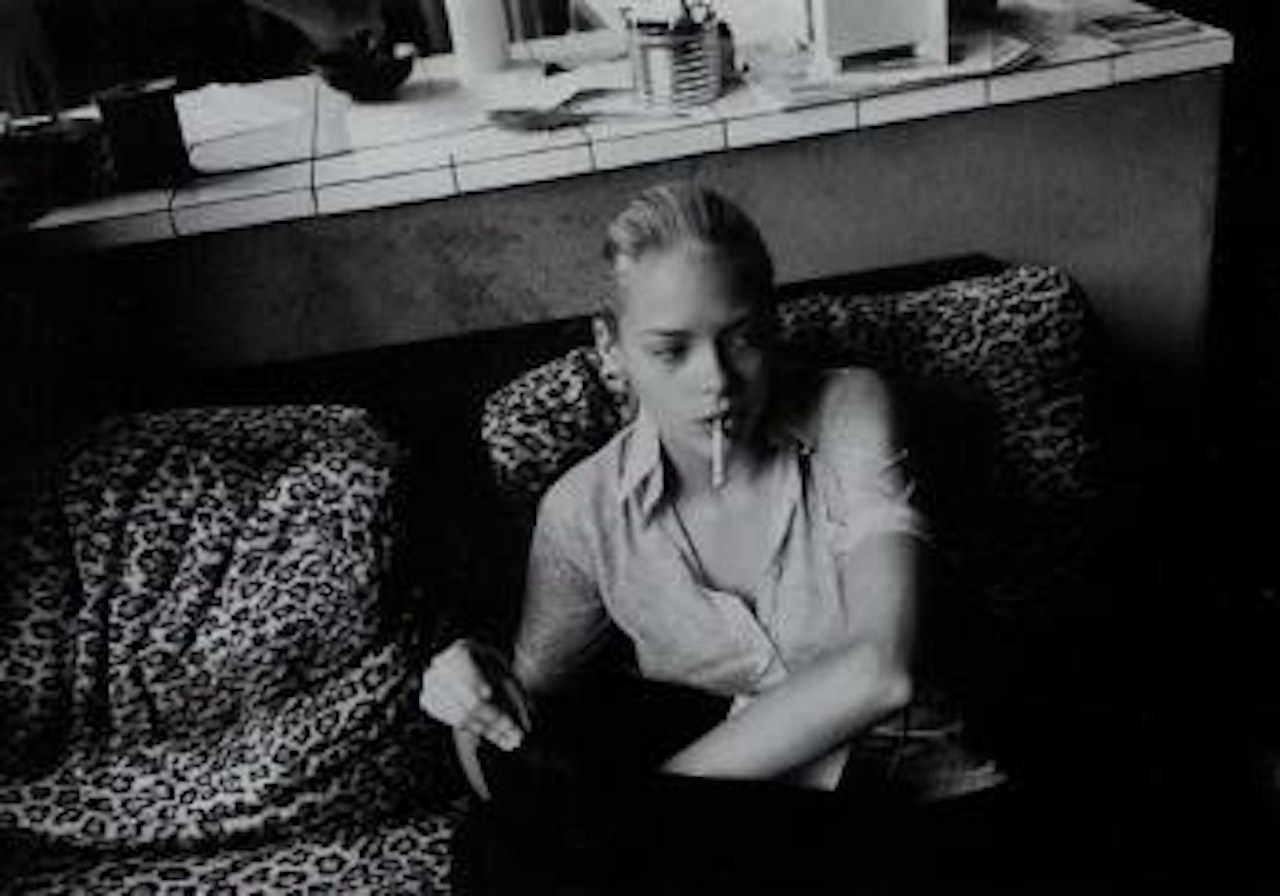 James waiting for a fitting at Jean Colonna Showroom by Nan Goldin
