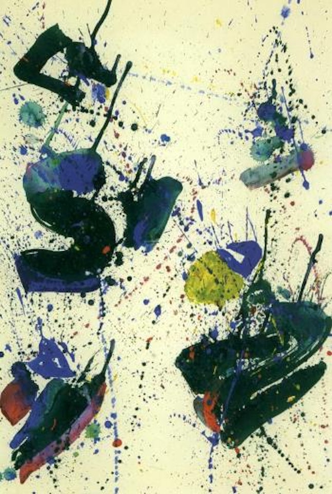 White line by Sam Francis