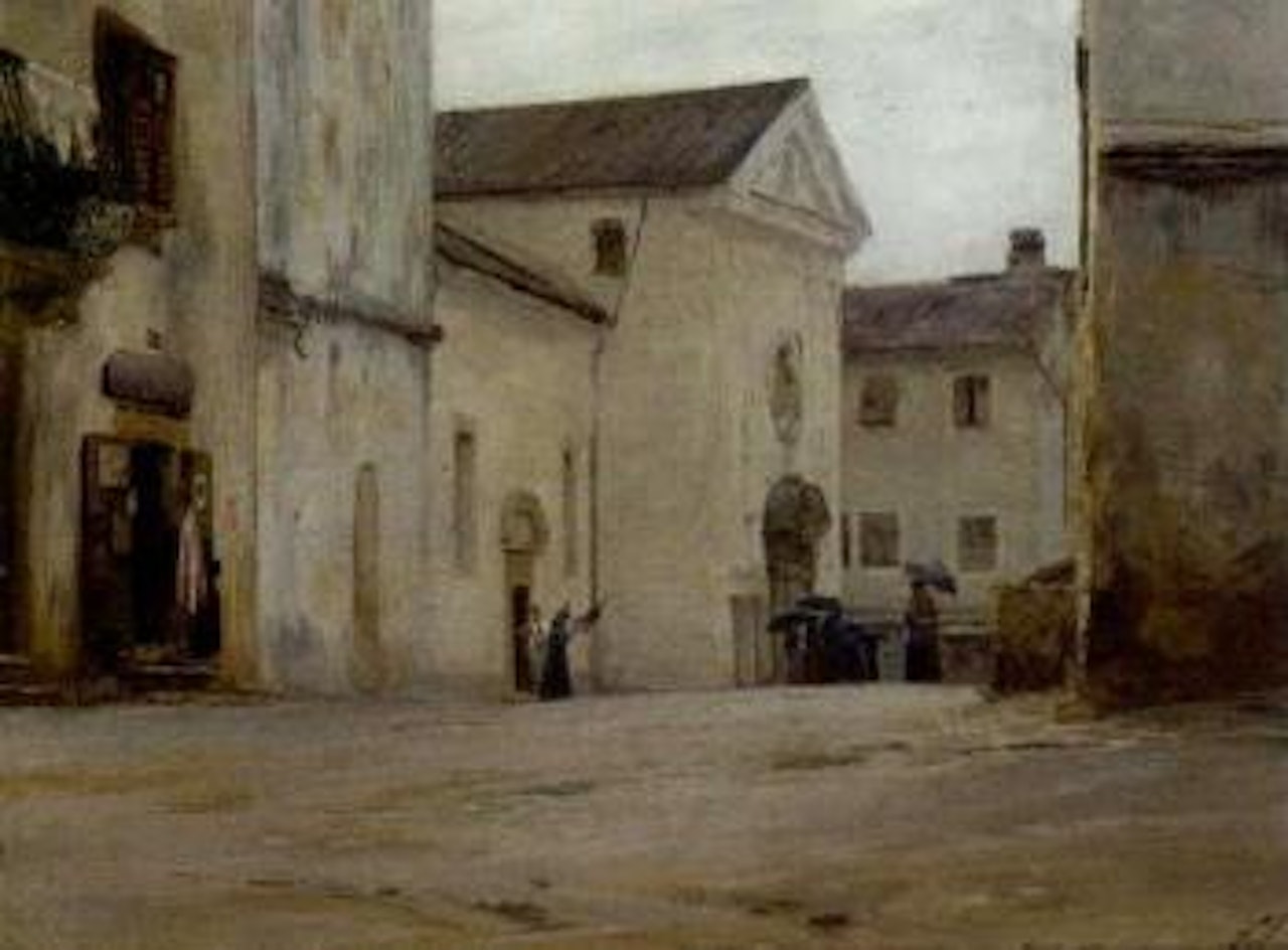 After church by Jehudo Epstein
