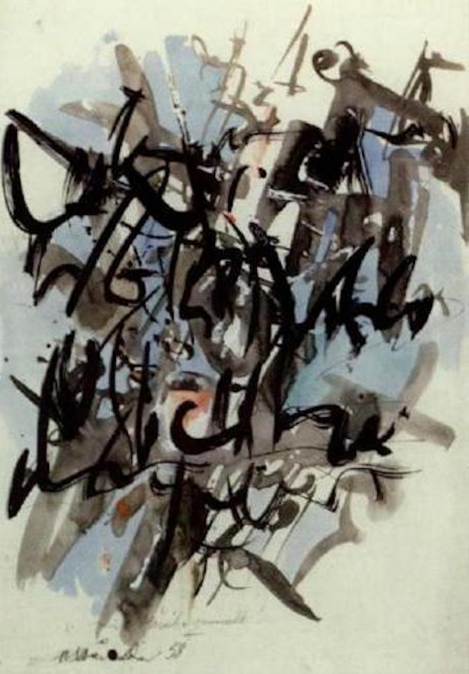 Painted with music by Hans Staudacher