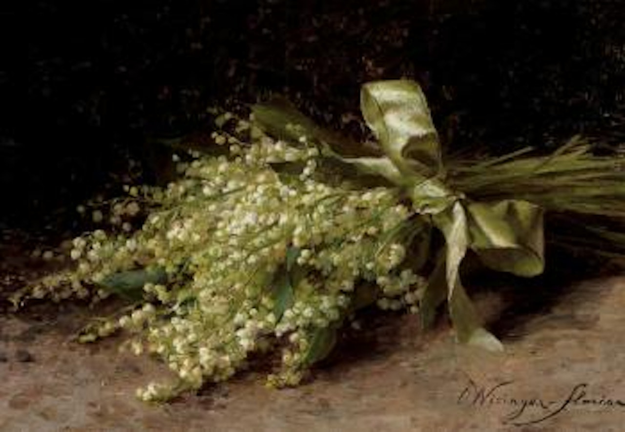 Bouquet of lilies of the valley by Olga Wisinger-Florian