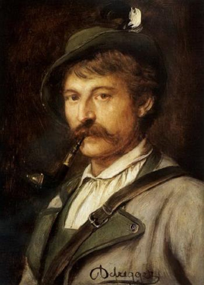 Young peasant by Franz von Defregger