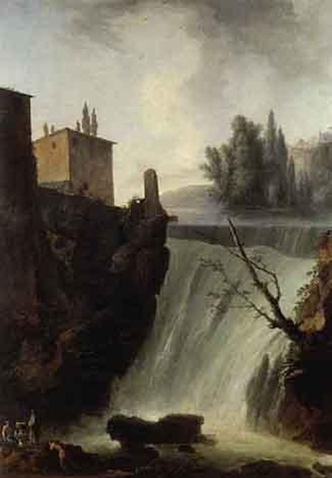Paysages avec cascades by Hubert Robert