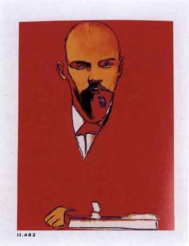 Red Lenin by Andy Warhol