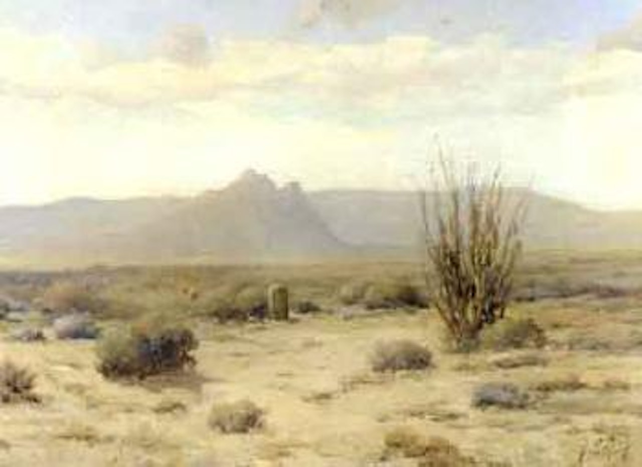 Desert landscape by Angel Espoy