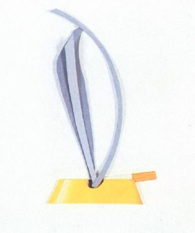 Smoking cigarette in ashtray by Tom Wesselmann