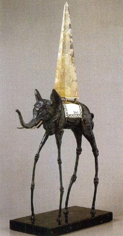 L'elephant spatial by Salvador Dali