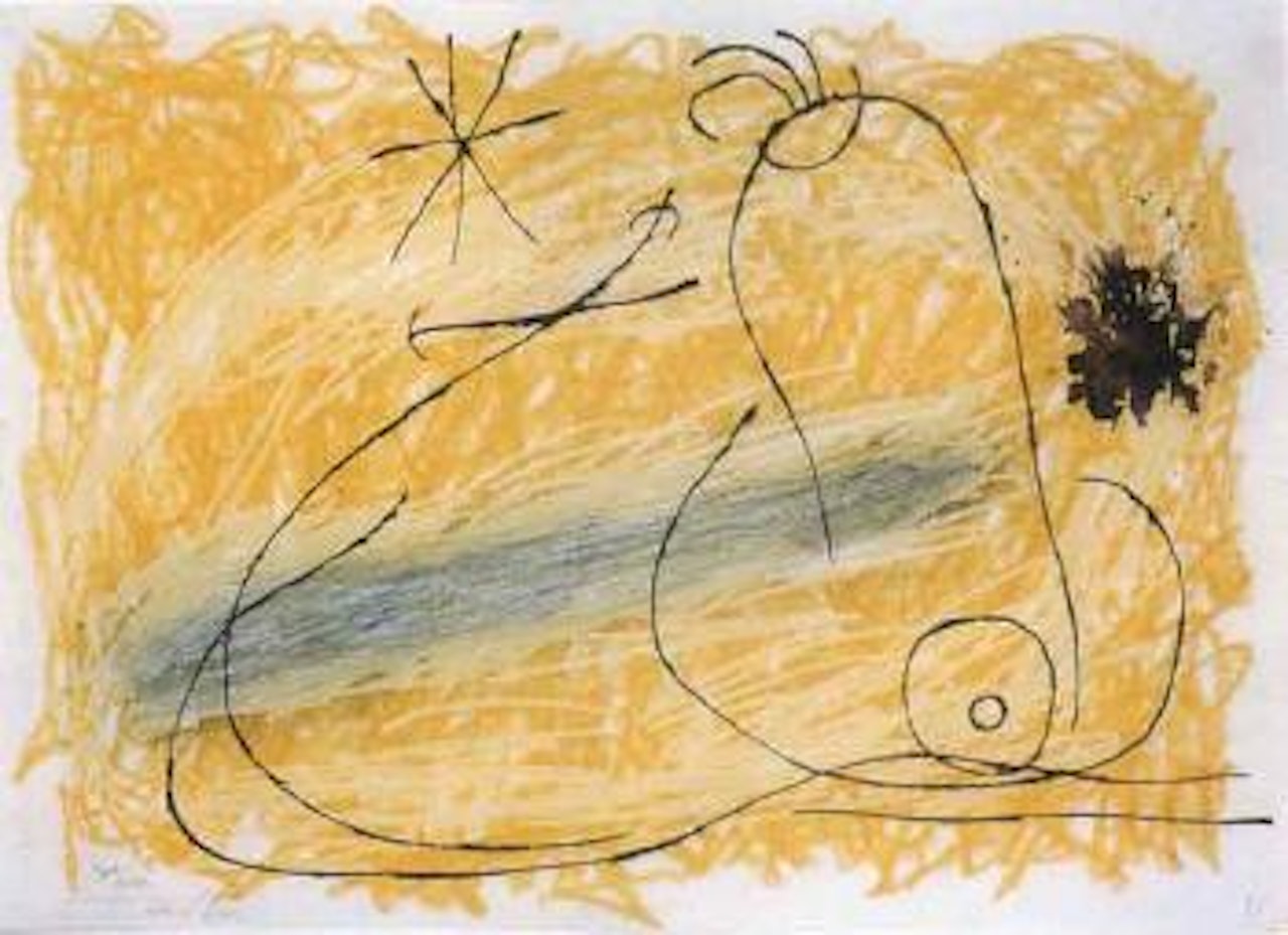 Le lezard aux plumes d'or by Joan Miró