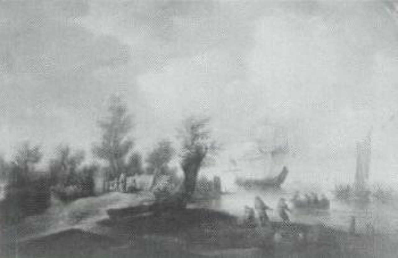 Coastal landscape by Netherlandish School