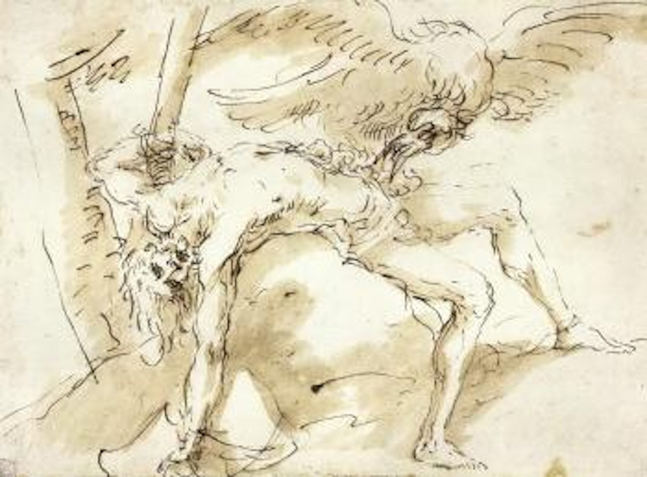 Prometheus attacked by the eagle by Salvator Rosa