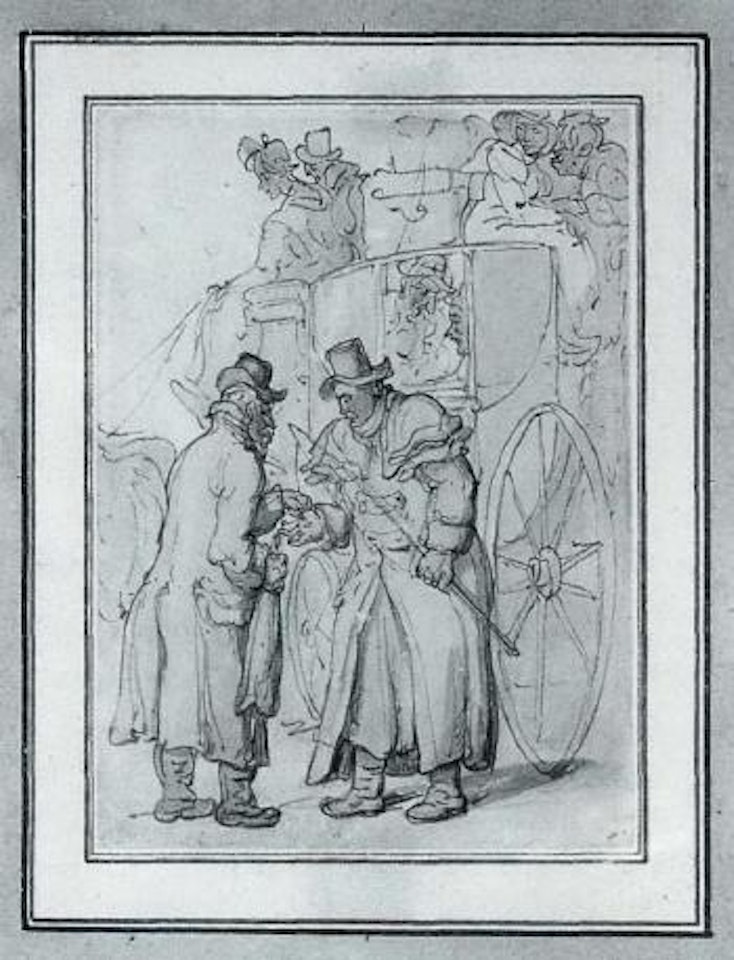 Payment for the journey by Thomas Rowlandson