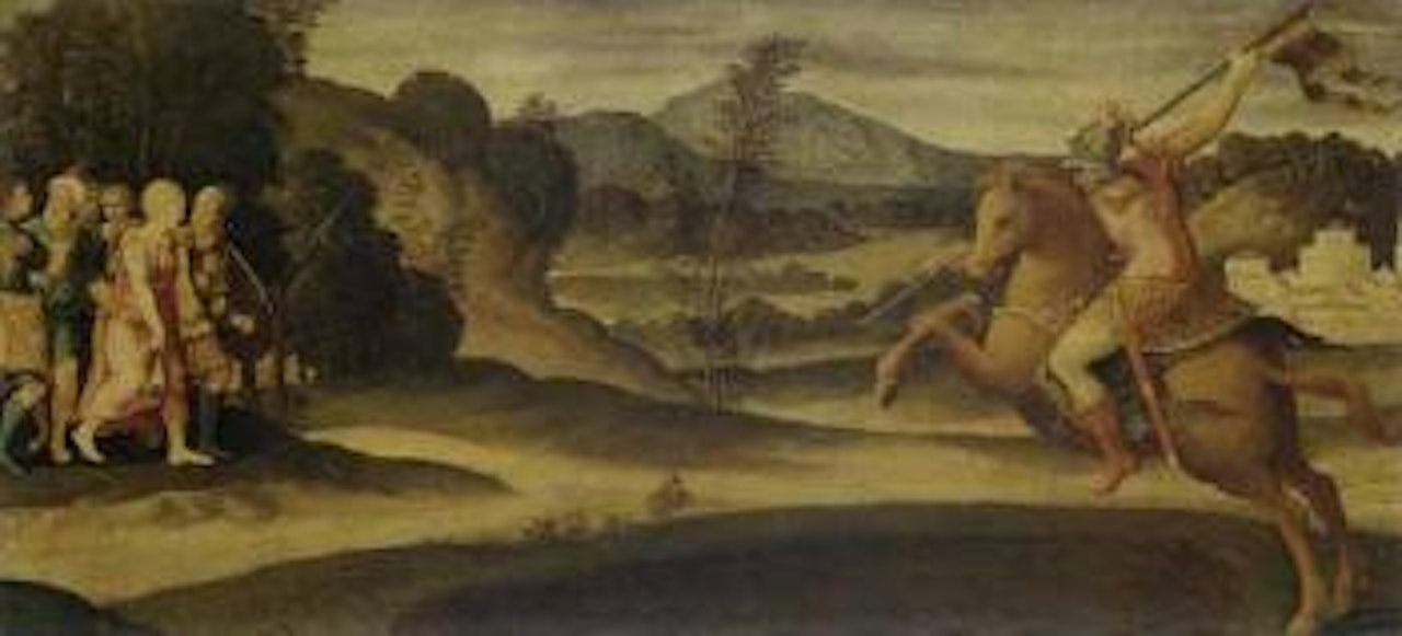 Death of Marcus curtius by Jacopo Palma il Giovane