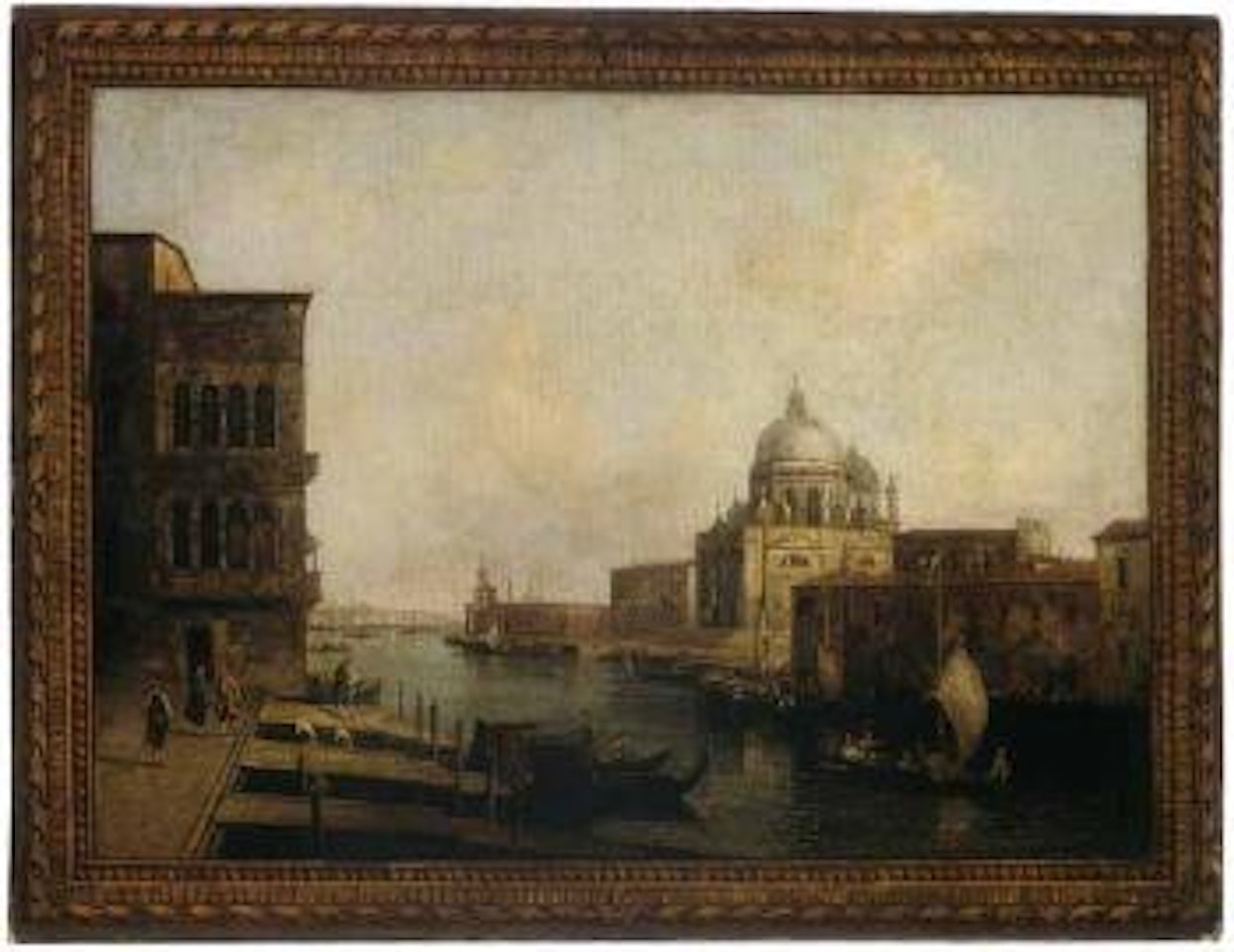 Venice, the Grand Canal looking towards the Church of Santa Maria della Salute by Michele Marieschi