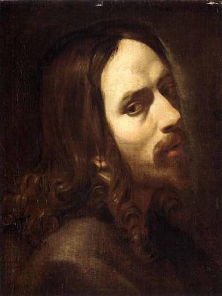 Study of a bearded man by Simon Vouet