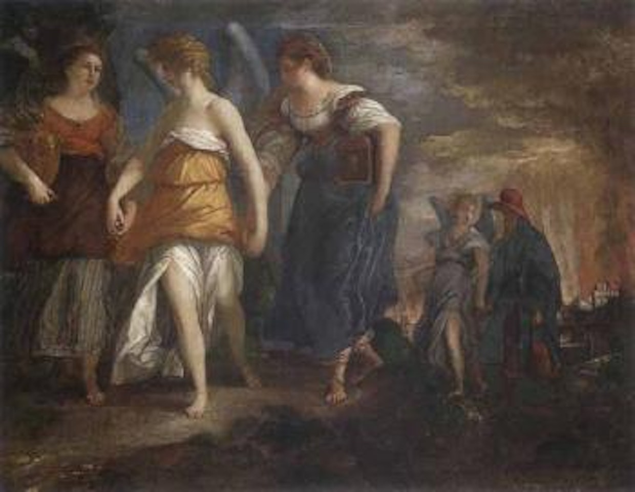 Lot and his daughters by Paolo Veronese