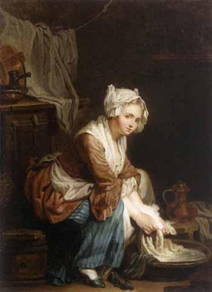 Laundry maid by Jean-Baptiste Greuze
