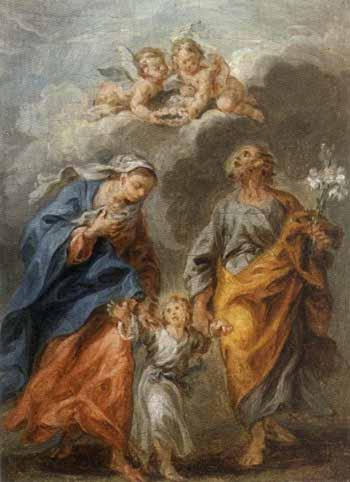 Holy Family by Spanish School