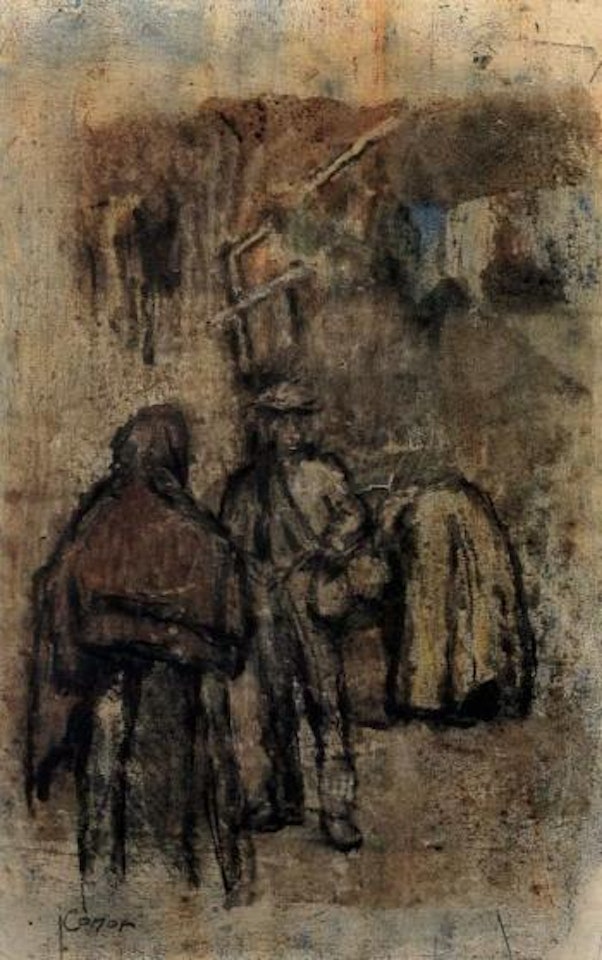 Belfast markets by William Conor