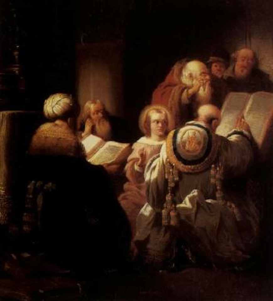 Christ Child in the temple by Christian Wilhelm Ernst Dietrich