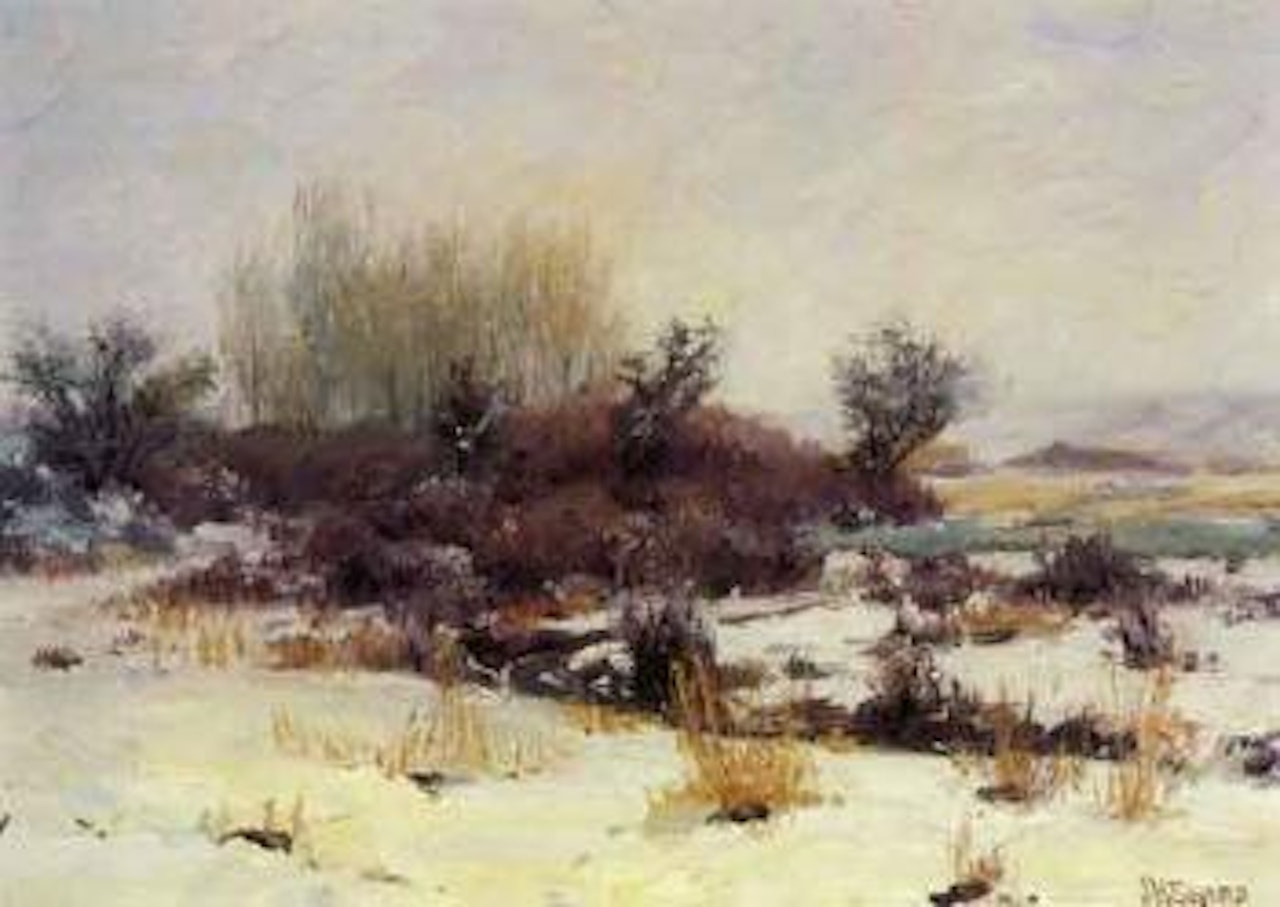 Shoshone Reservation, Mud River by Joseph Henry Sharp
