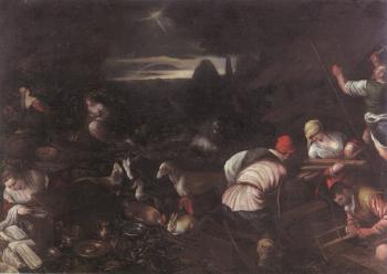 Daily life of peasants and craftsmen by Italian School