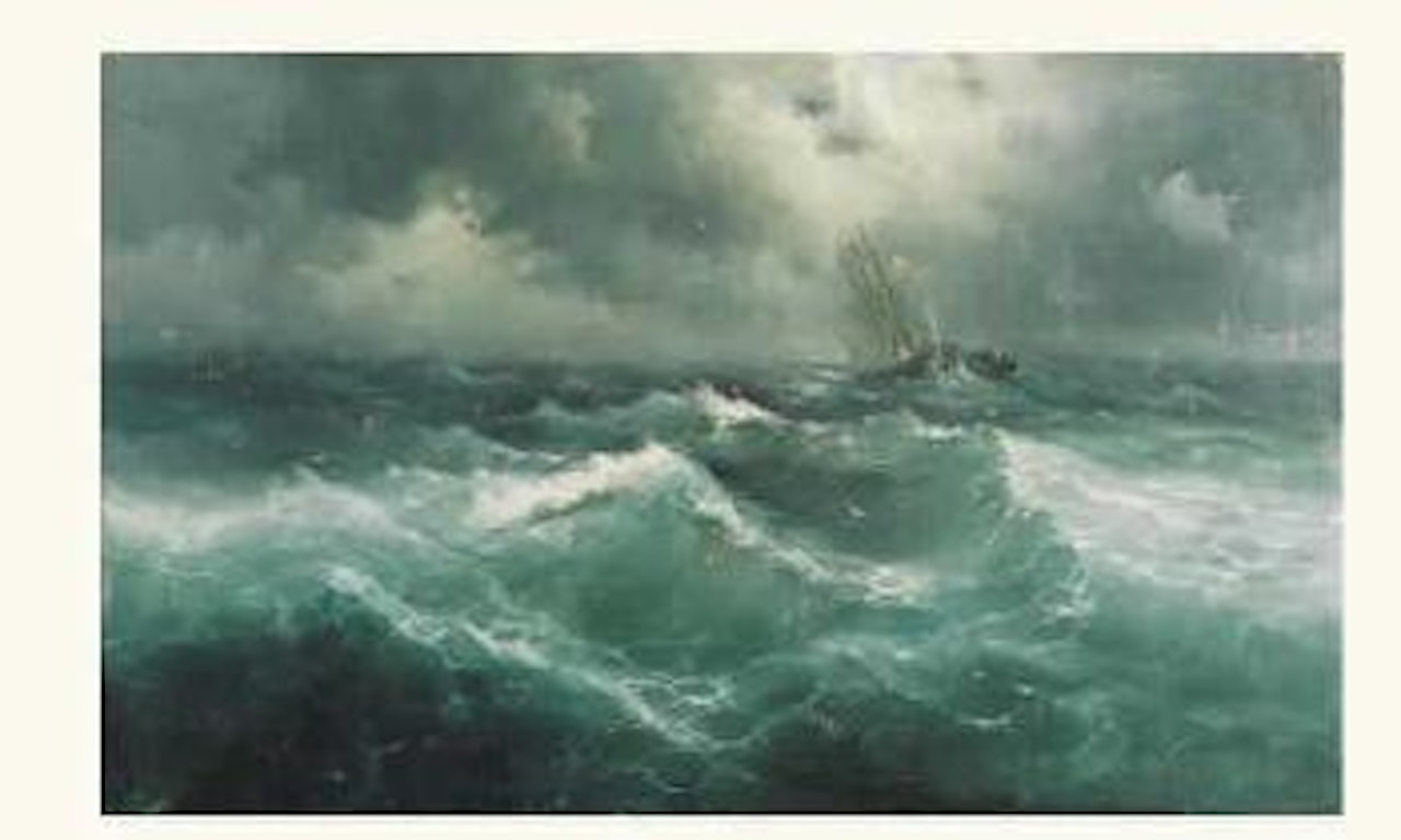 Storm by Ivan Konstantinovich Aivazovsky