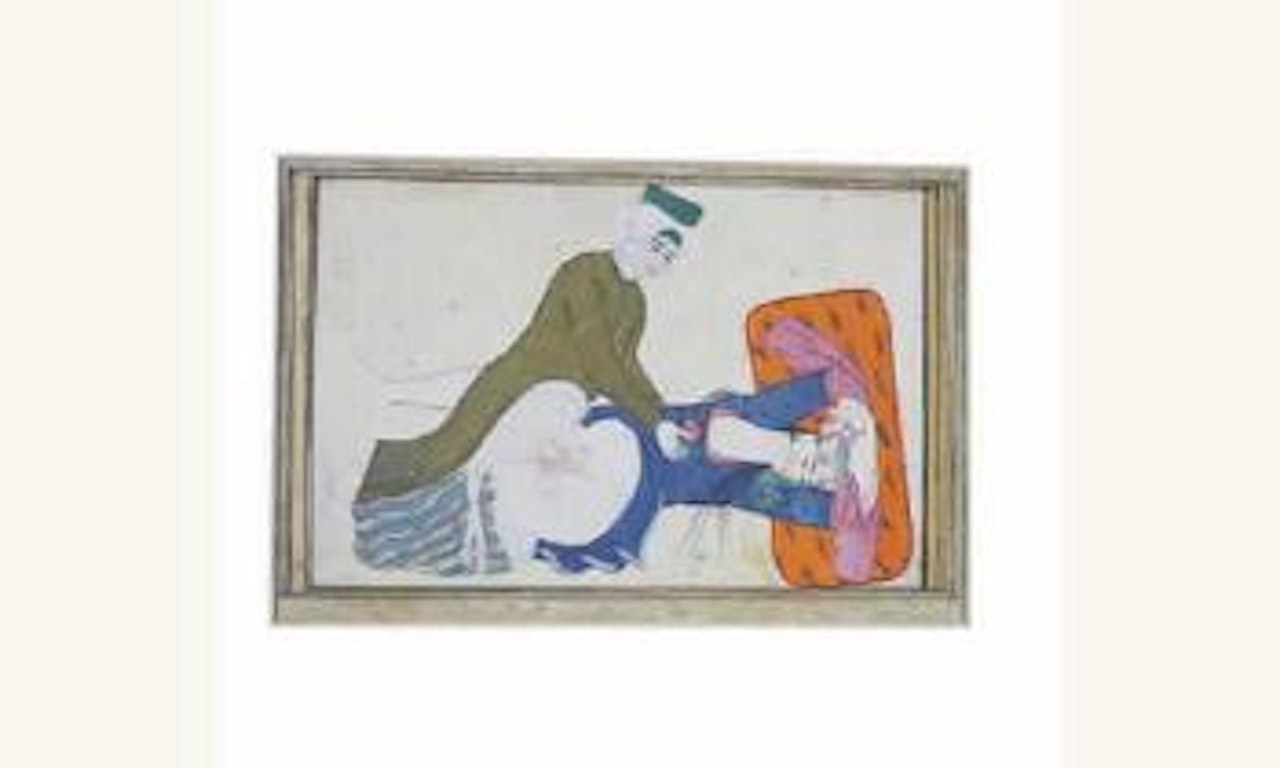 Gallant scene by Turkish School