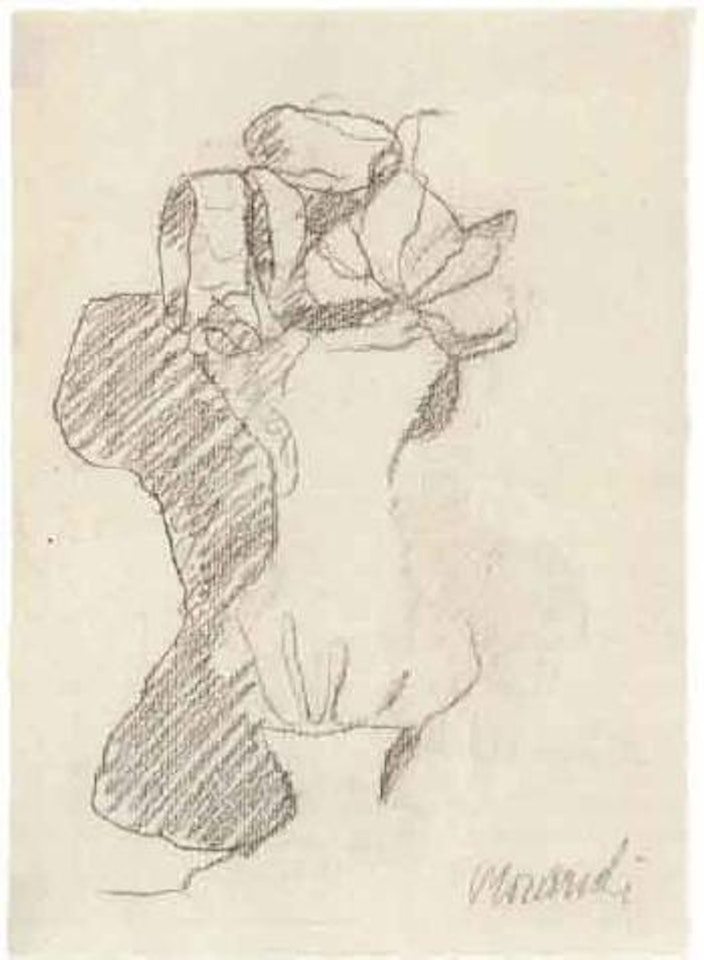 Still life of flowers by Giorgio Morandi