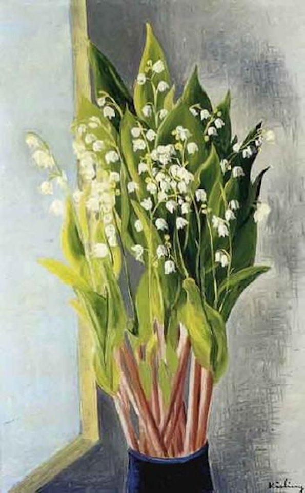 Le vase de muguet by Moïse Kisling