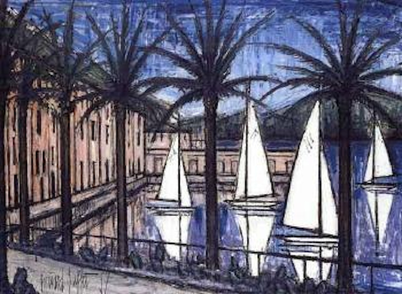 Le port de Beaulieu by Bernard Buffet