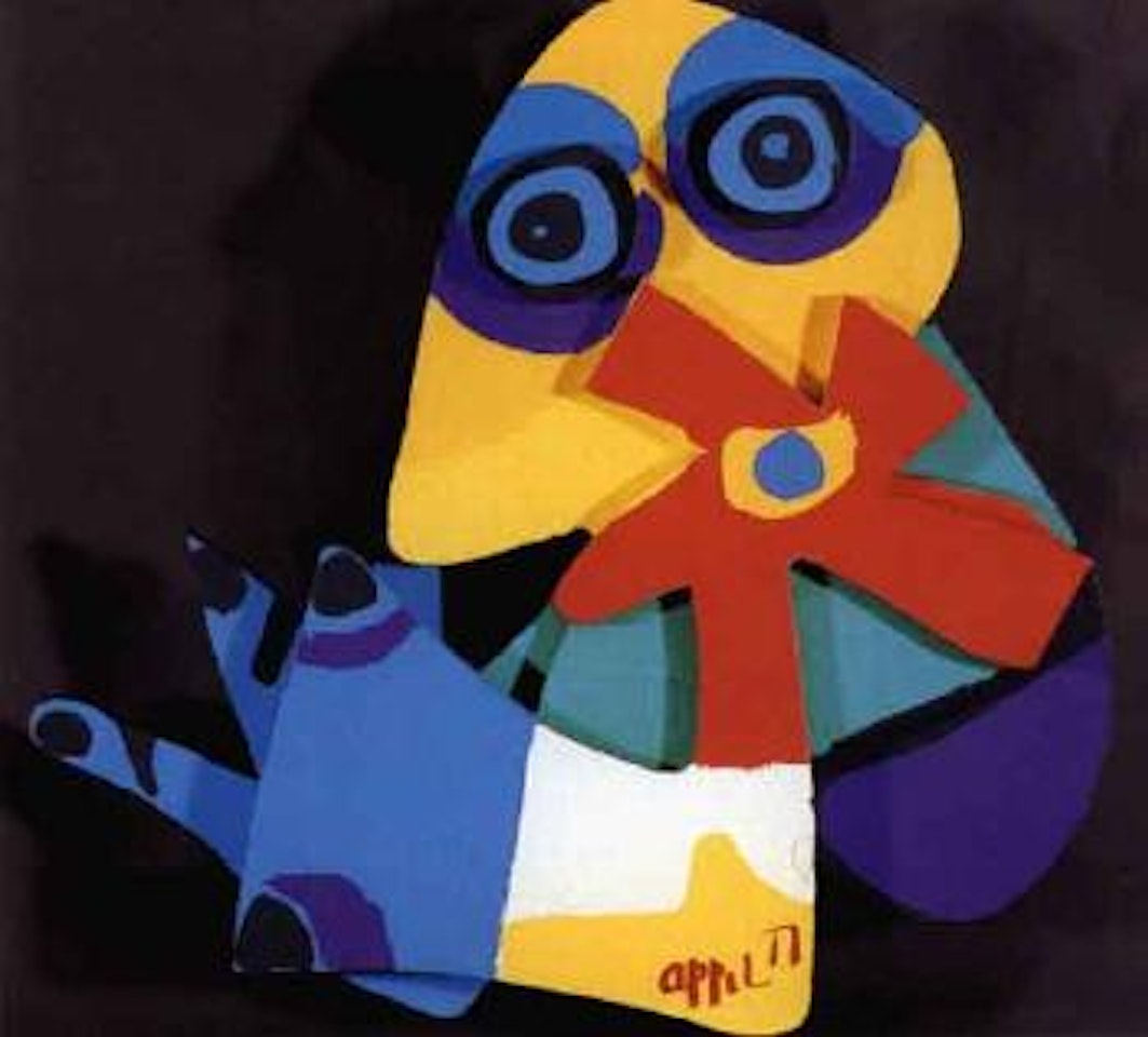 Figure in colours by Karel Appel