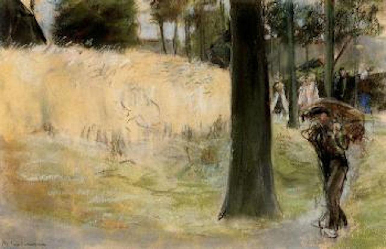 Cornfield by Max Liebermann