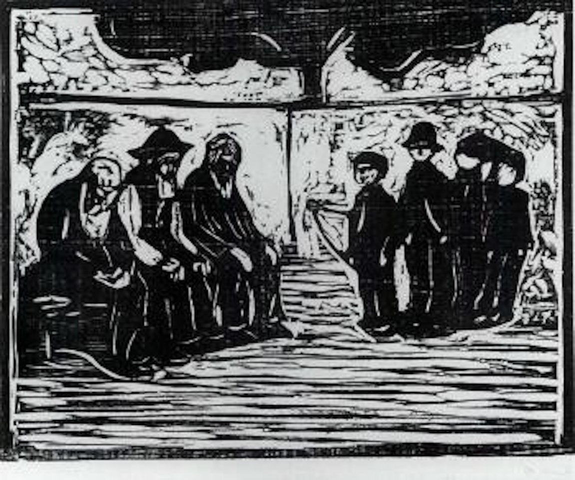 Old men and boys by Edvard Munch