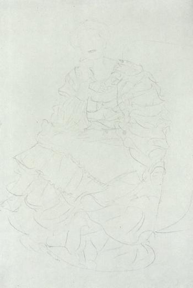 Study of Magda Maytner-Markhof by Gustav Klimt