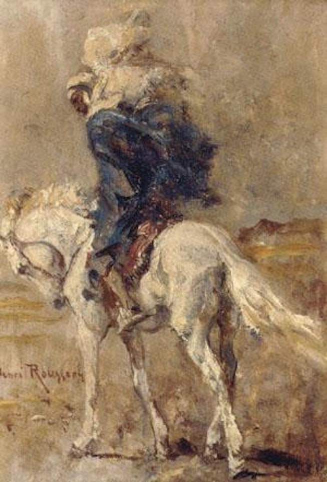 Un chevalier arabe by Henri Émilien Rousseau