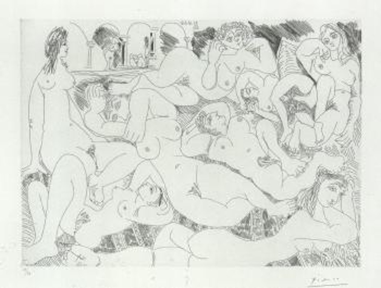 Female nudes by Pablo Picasso