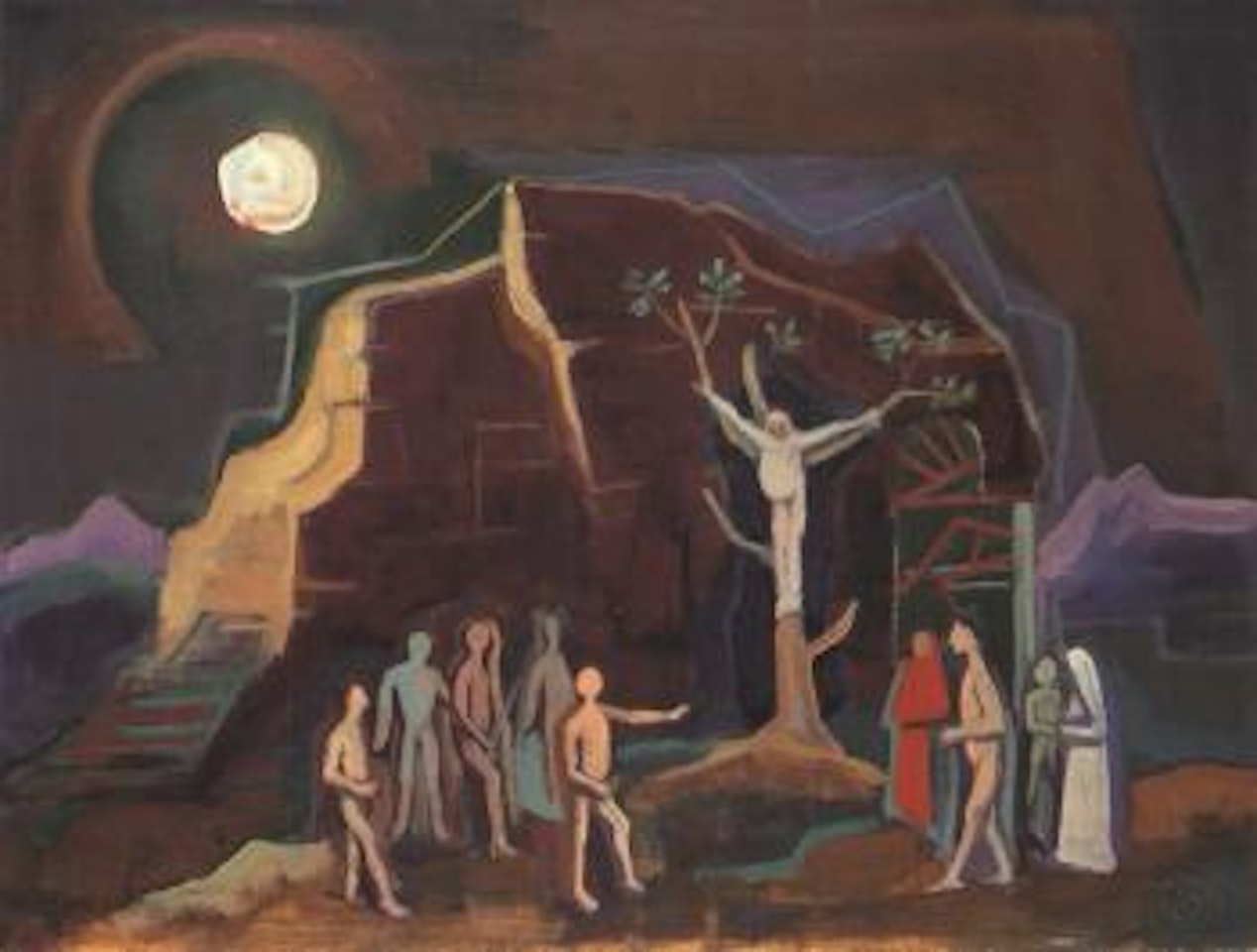 The Crucifixion by Karl Hofer