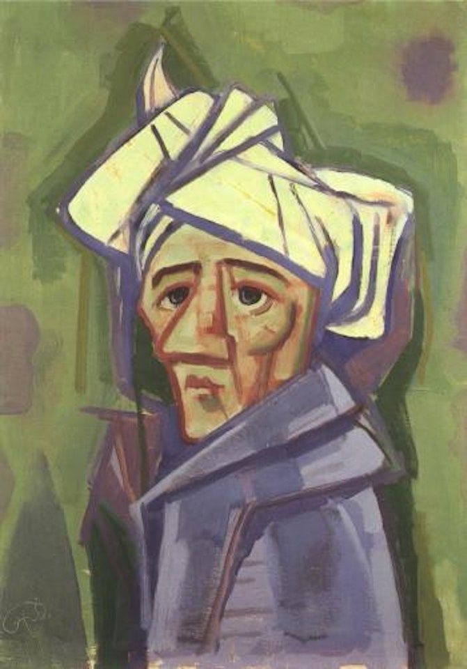 Man with turban by Karl Hofer