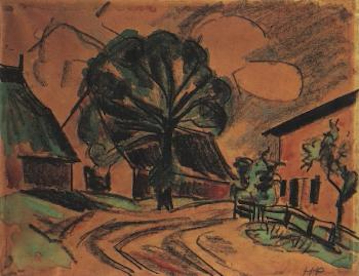Village by Max Pechstein