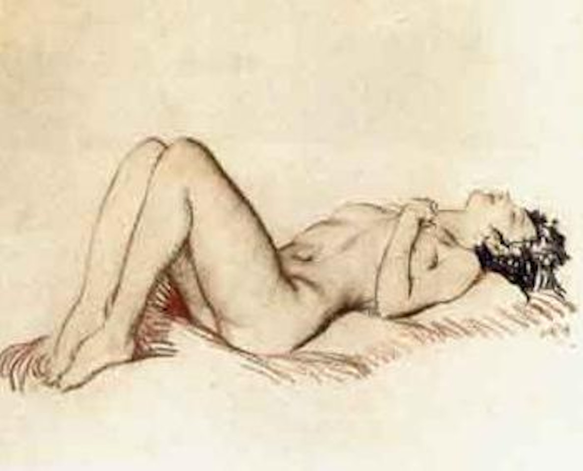 Linda reclining by William Russell Flint