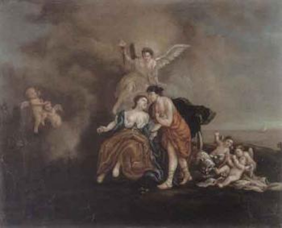 Herakles and Omphale by French School