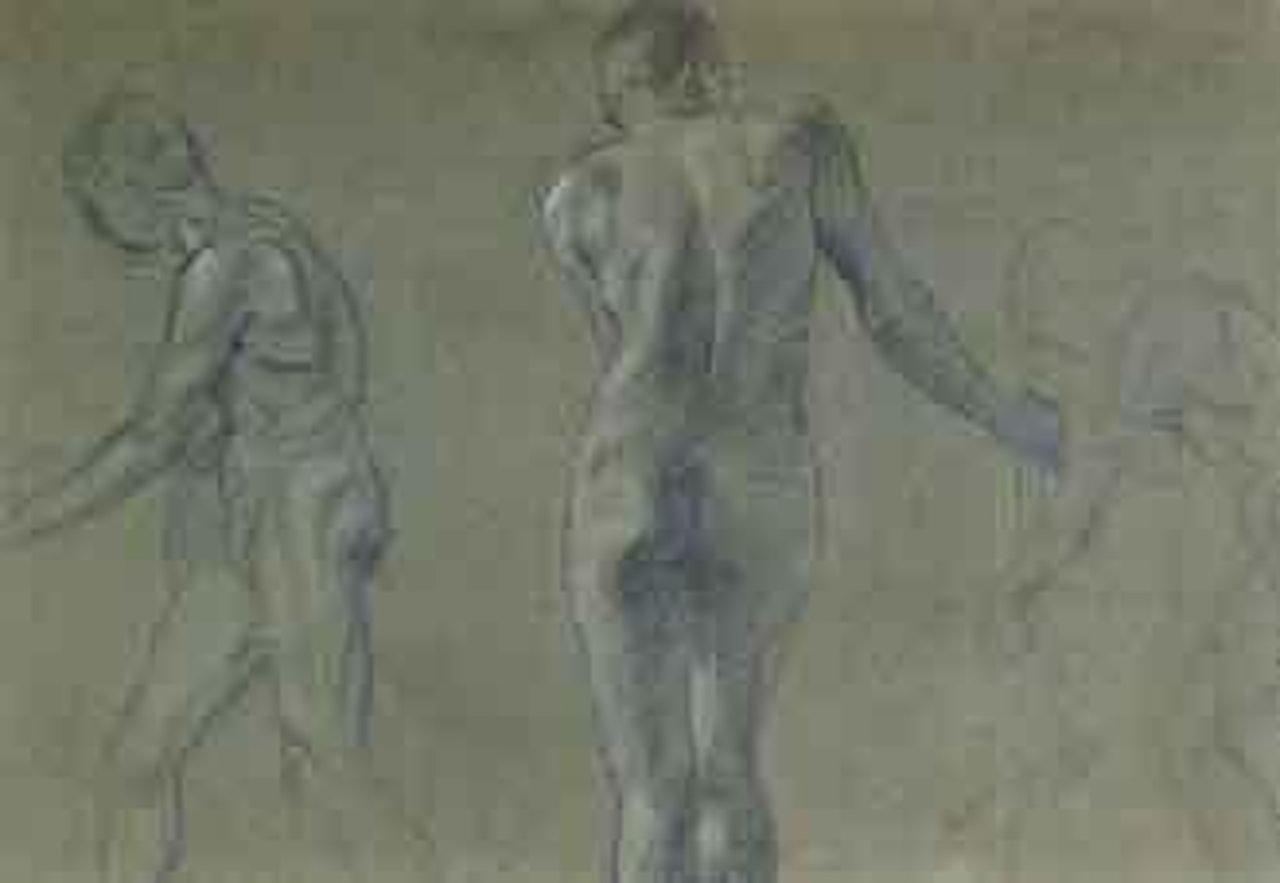 Male figures studies by Duncan Grant