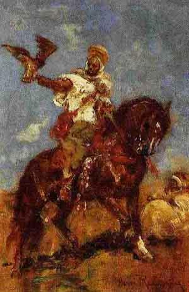 Le fauconnier marocain by Henri Émilien Rousseau