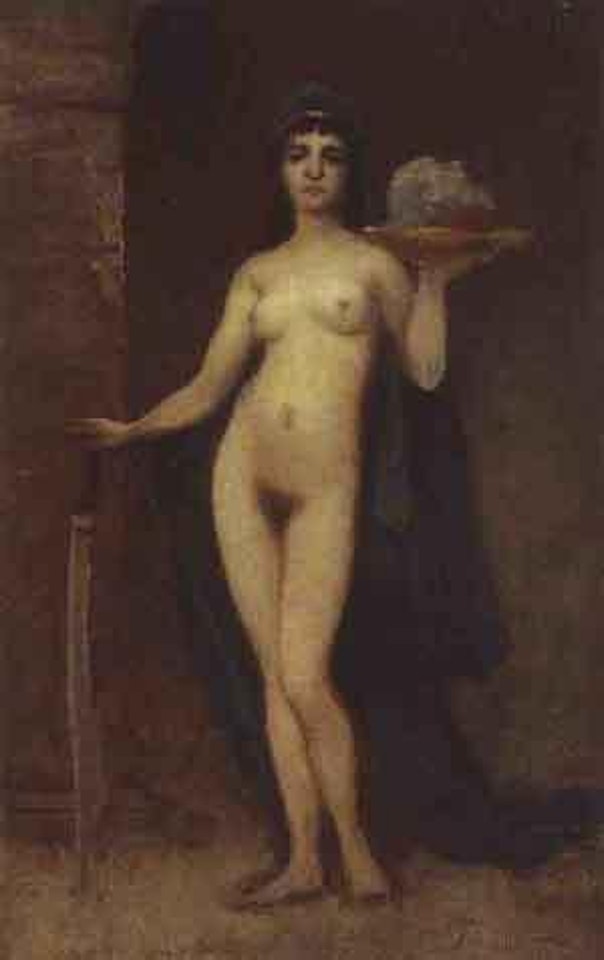 Judith portant la tete d'Holopherne by Paul Désiré Trouillebert