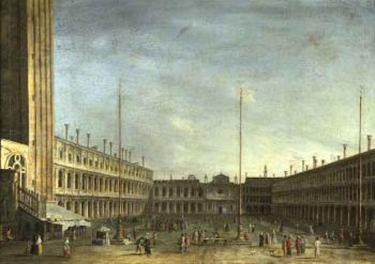 Vue de la place Saint Marc by Canaletto