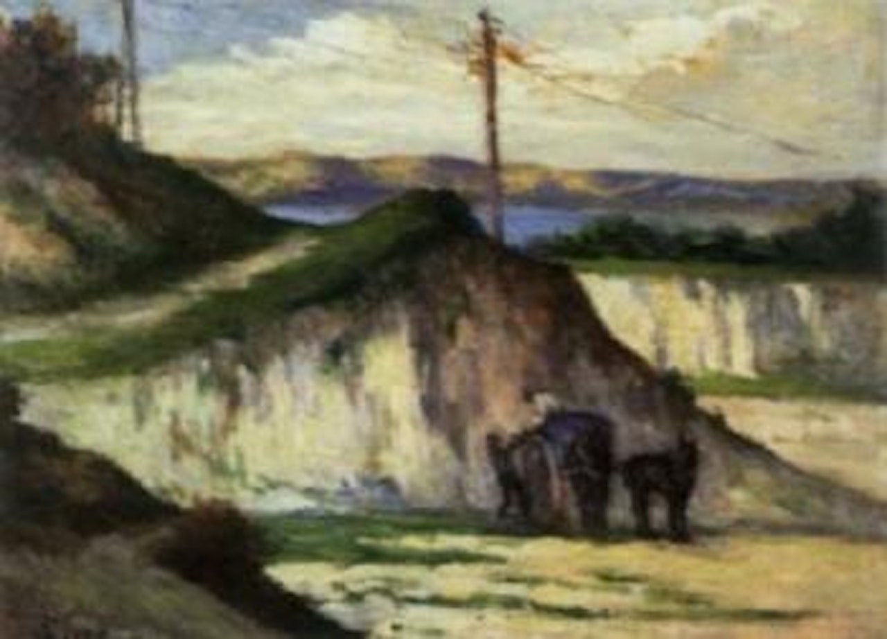 La carriere by Maximilien Luce