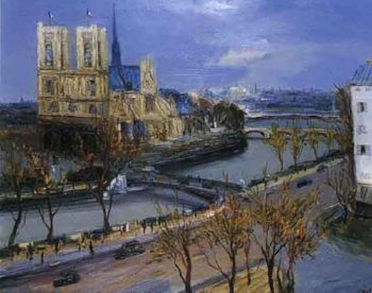 Paris, la Seine et Notre Dame by Marcel Dyf